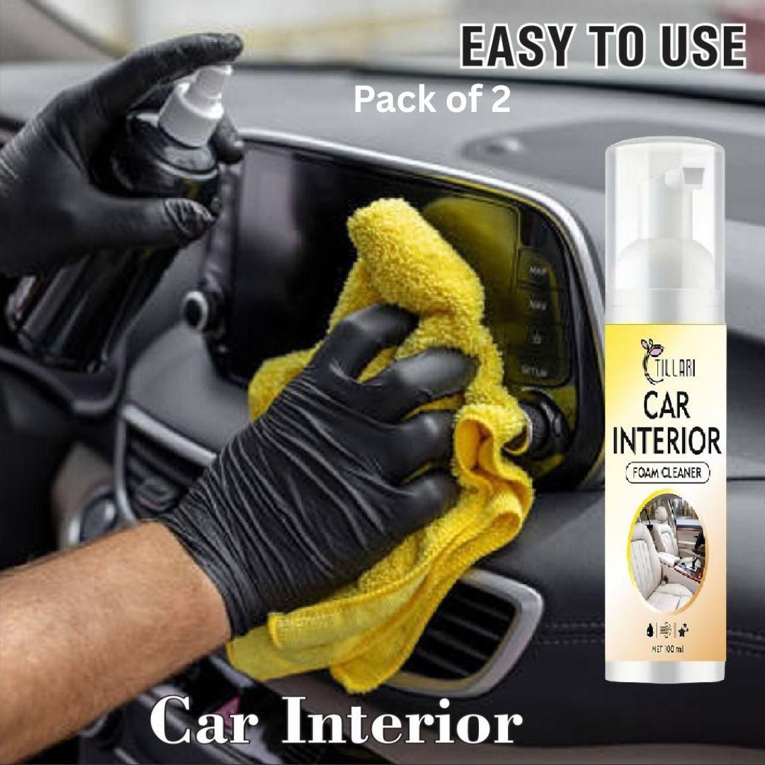 Car Upholstery Cleaner | Remove Stains & Odors Instantly (Pack of 2)