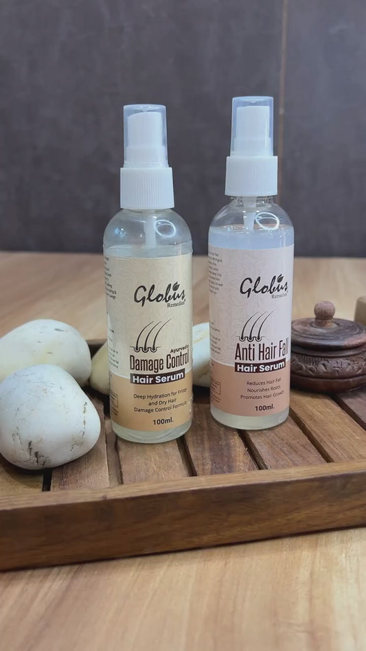 Anti-Hair Fall Serum | Frizz Control & Heat Protection 100ml (Pack of 2)